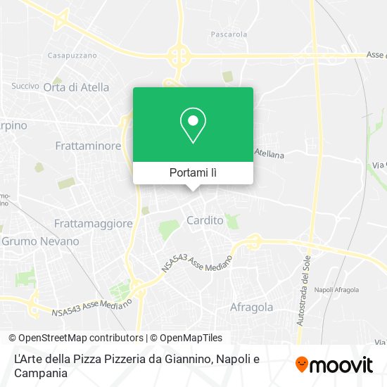 Mappa L'Arte della Pizza Pizzeria da Giannino