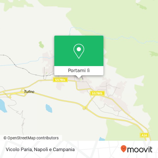 Mappa Vicolo Paria, Via A. Scafuri 83022 Baiano