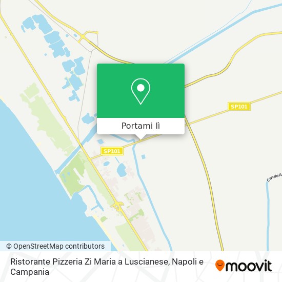 Mappa Ristorante Pizzeria Zi Maria a Luscianese