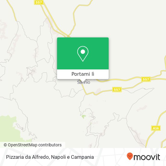 Mappa Pizzaria da Alfredo, Viale Aldo Moro 82018 San Giorgio del Sannio