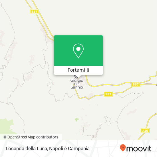 Mappa Locanda della Luna, SS7 82018 San Giorgio del Sannio