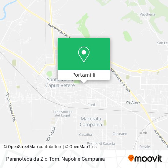 Mappa Paninoteca da Zio Tom