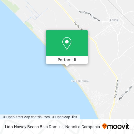 Mappa Lido Haway Beach Baia Domizia