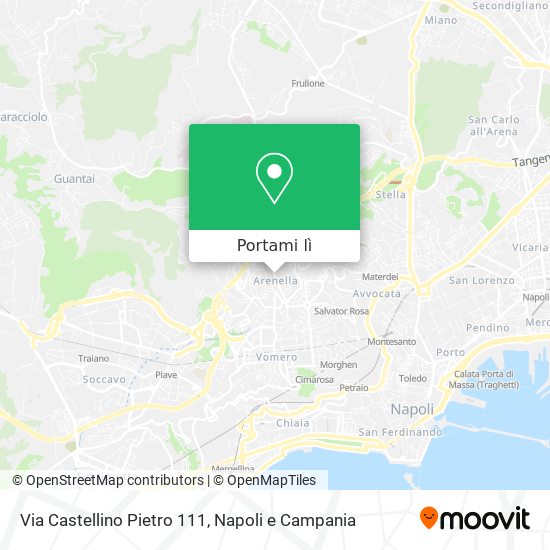 Mappa Via Castellino Pietro 111