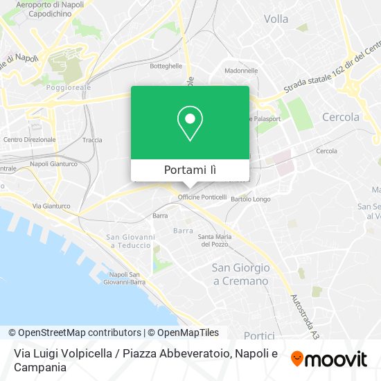 Mappa Via Luigi Volpicella / Piazza Abbeveratoio