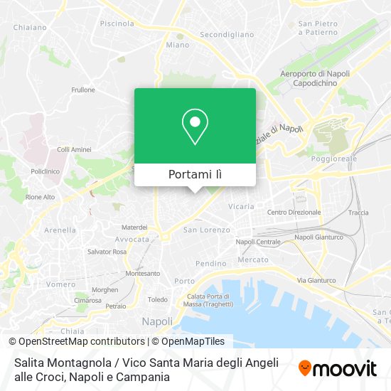 Mappa Salita Montagnola / Vico Santa Maria degli Angeli alle Croci