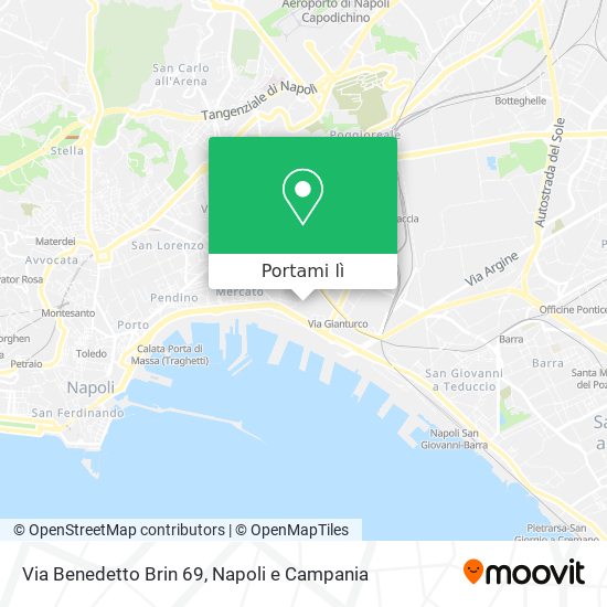 Mappa Via Benedetto Brin  69