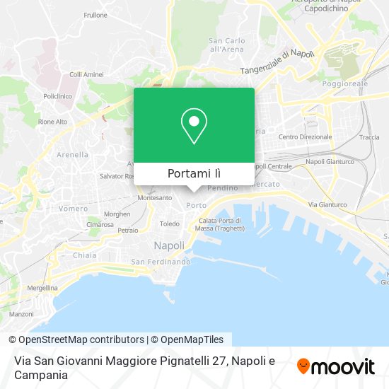 Mappa Via San Giovanni Maggiore Pignatelli  27