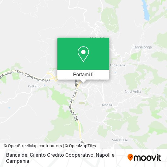 Mappa Banca del Cilento Credito Cooperativo
