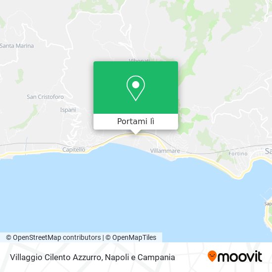 Mappa Villaggio Cilento Azzurro