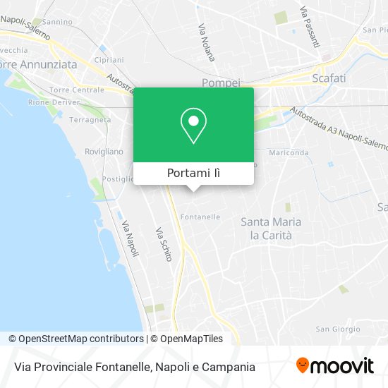 Mappa Via Provinciale Fontanelle