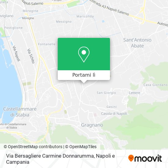 Mappa Via Bersagliere Carmine Donnarumma
