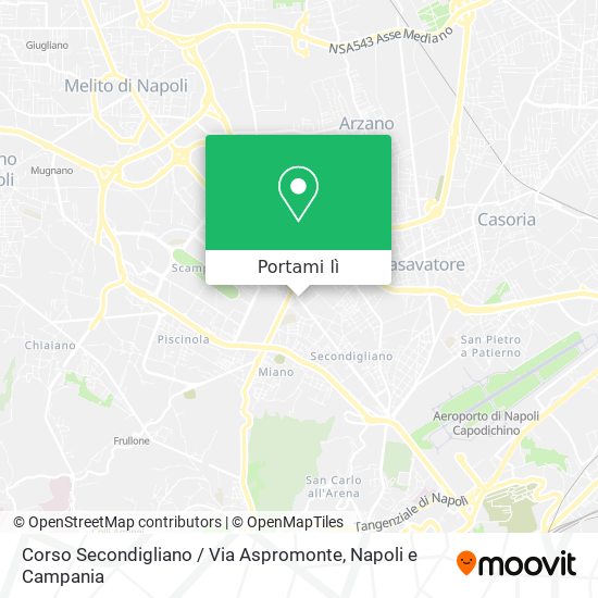 Mappa Corso Secondigliano / Via Aspromonte