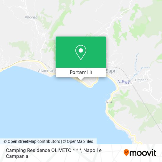 Mappa Camping Residence OLIVETO * * *