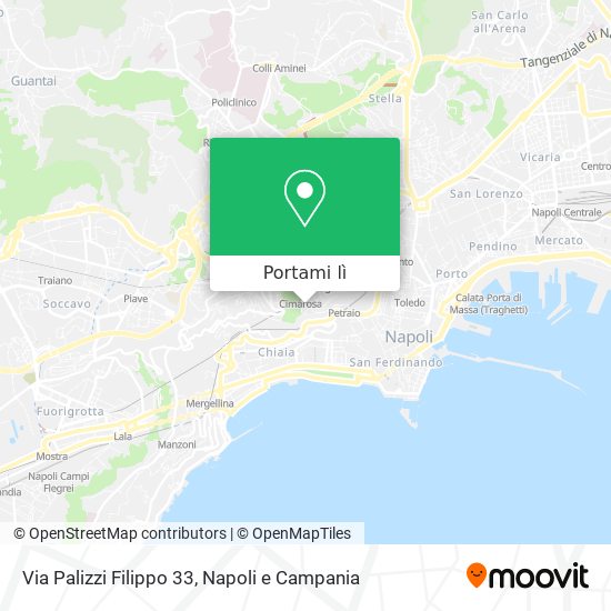 Mappa Via Palizzi Filippo 33
