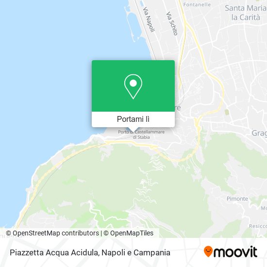 Mappa Piazzetta Acqua Acidula