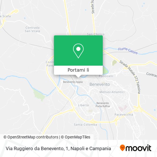 Mappa Via Ruggiero da Benevento, 1