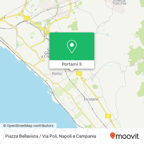 Mappa Piazza Bellavista / Via Poli