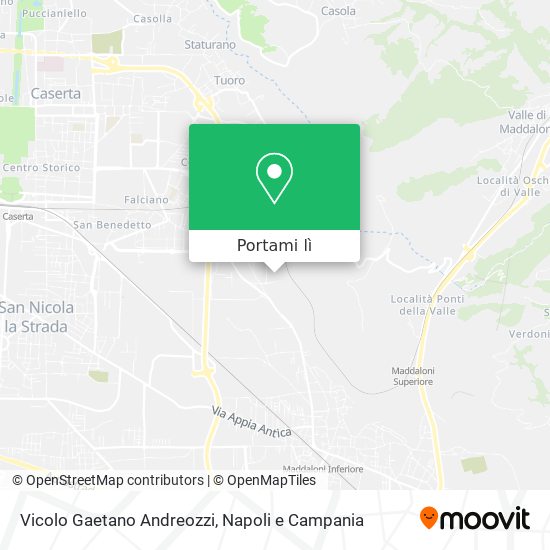 Mappa Vicolo Gaetano Andreozzi