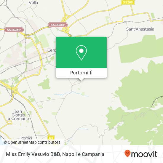 Mappa Miss Emily Vesuvio B&B