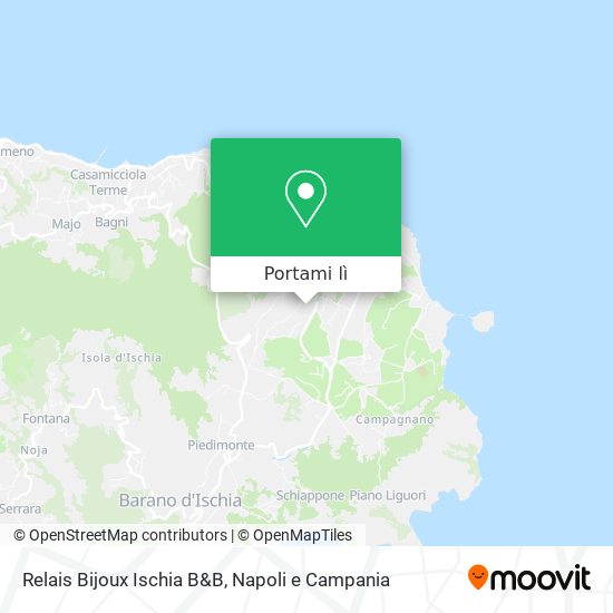 Mappa Relais Bijoux Ischia B&B