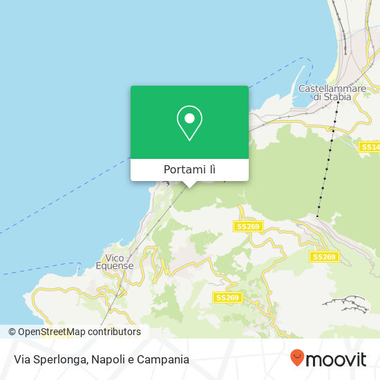 Mappa Via Sperlonga