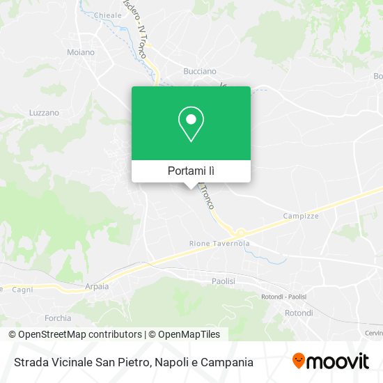 Mappa Strada Vicinale San Pietro