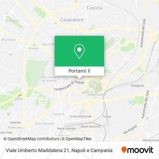 Mappa Viale Umberto Maddalena 21