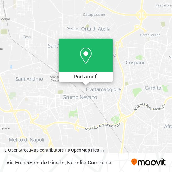 Mappa Via Francesco de Pinedo