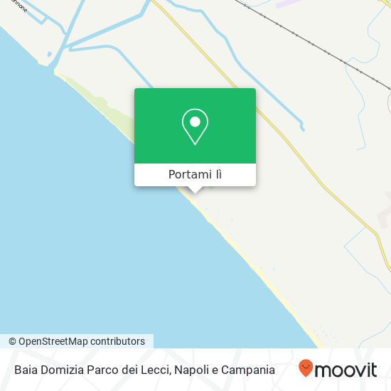 Mappa Baia Domizia Parco dei Lecci