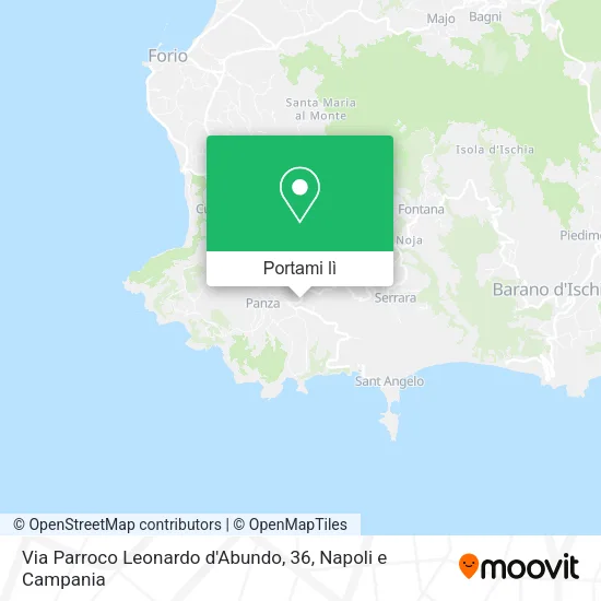 Mappa Via Parroco Leonardo d'Abundo, 36