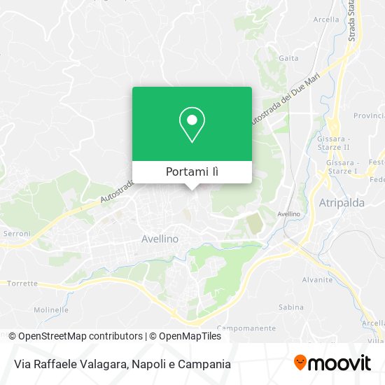 Mappa Via Raffaele Valagara