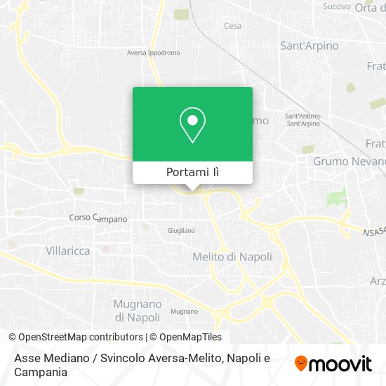 Mappa Asse Mediano / Svincolo Aversa-Melito