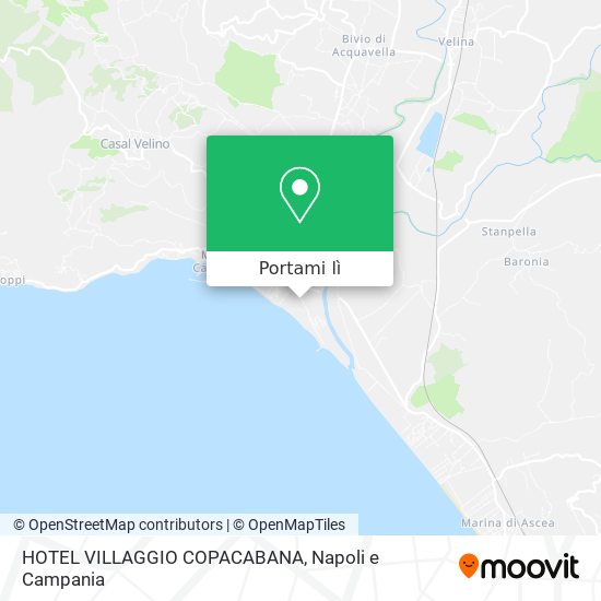 Mappa HOTEL VILLAGGIO COPACABANA