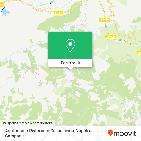 Mappa Agriturismo Ristorante Casadiscina