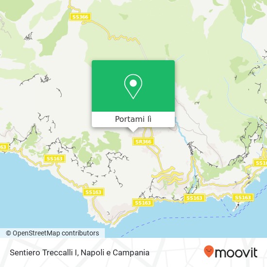 Mappa Sentiero Treccalli I