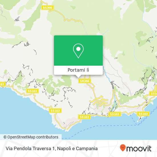 Mappa Via Pendola Traversa 1