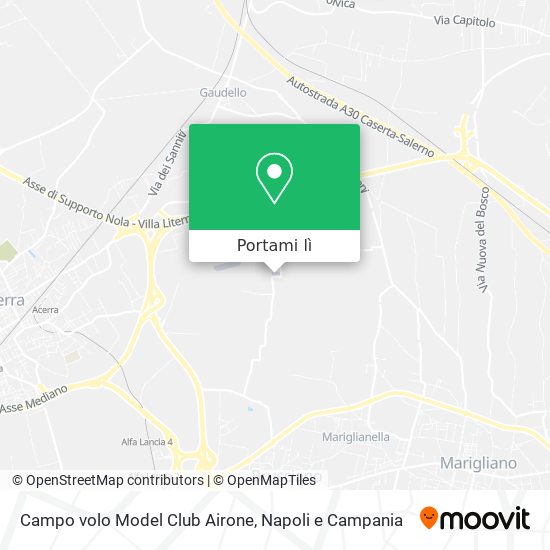 Mappa Campo volo Model Club Airone