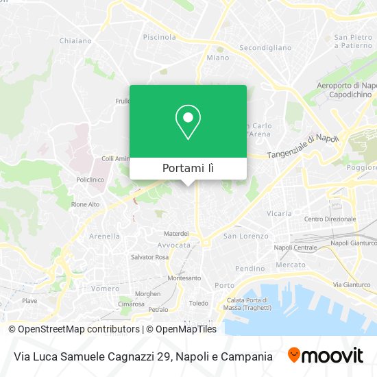 Mappa Via Luca Samuele Cagnazzi 29
