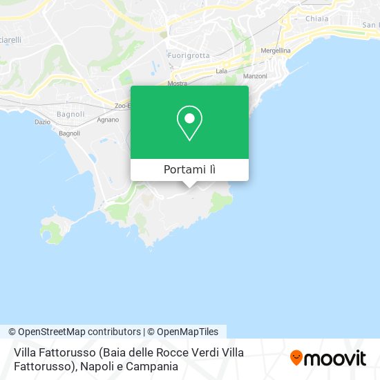 Mappa Villa Fattorusso (Baia delle Rocce Verdi Villa Fattorusso)