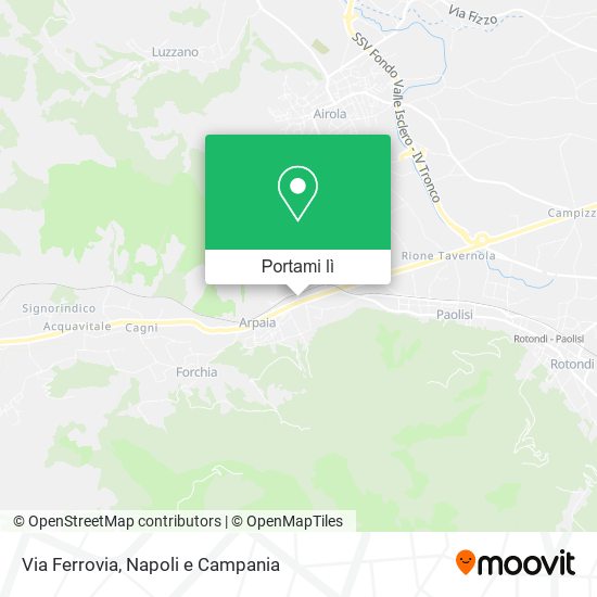 Mappa Via Ferrovia