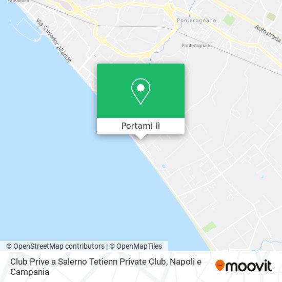 Mappa Club Prive a Salerno Tetienn Private Club