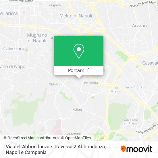 Mappa Via dell'Abbondanza / Traversa 2 Abbondanza