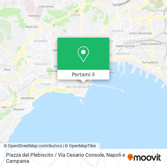 Mappa Piazza del Plebiscito / Via Cesario Console
