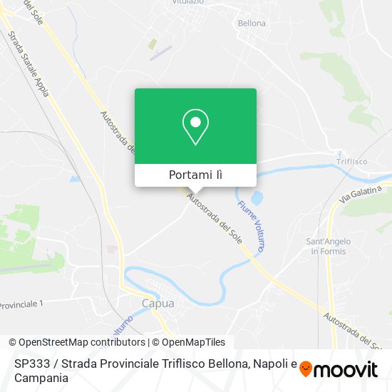 Mappa SP333 / Strada Provinciale Triflisco Bellona