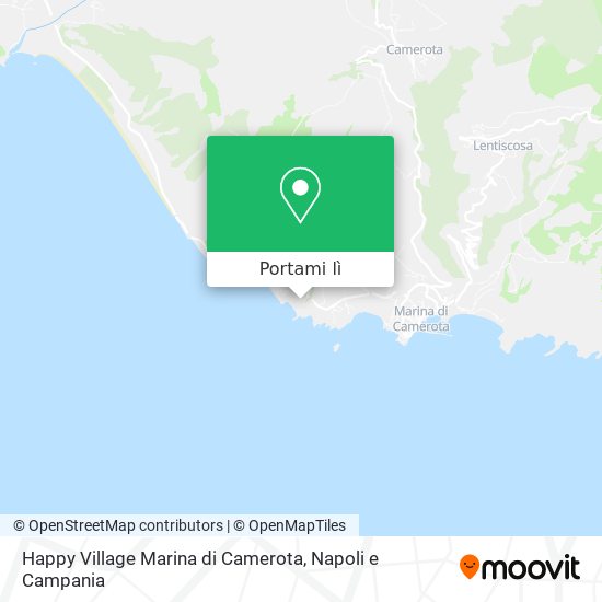 Mappa Happy Village Marina di Camerota