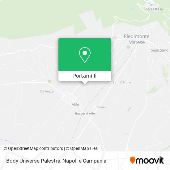 Mappa Body Universe Palestra