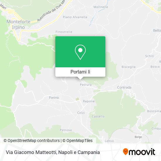Mappa Via Giacomo Matteotti