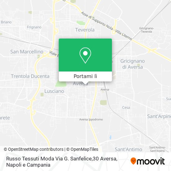 Mappa Russo Tessuti Moda Via G. Sanfelice,30 Aversa