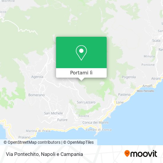 Mappa Via Pontechito